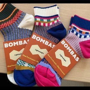 Bombas Lightweight Socks size M **3-pack**